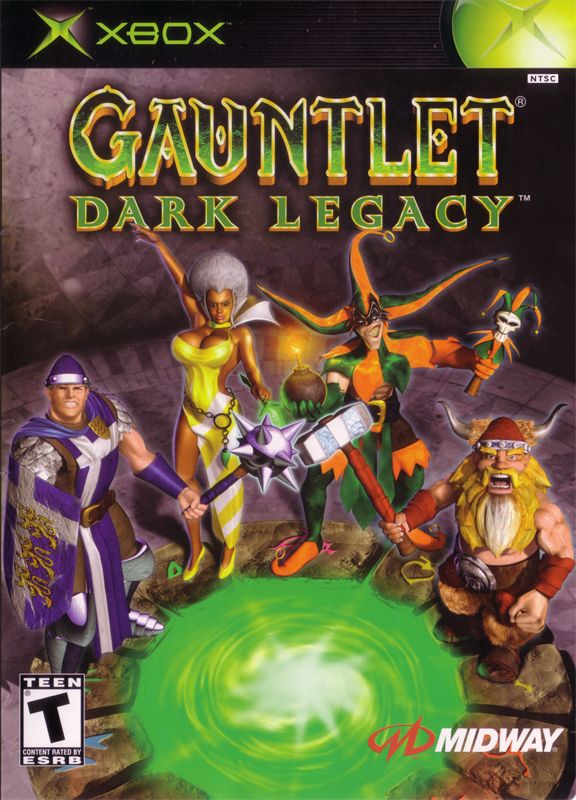 Gauntlet Dark Legacy box art for Xbox